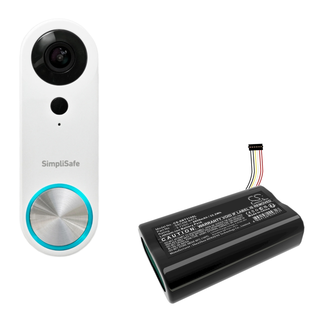 Akkumulátorok otthoni biztonsághoz Simplisafe CS-SBT310SL