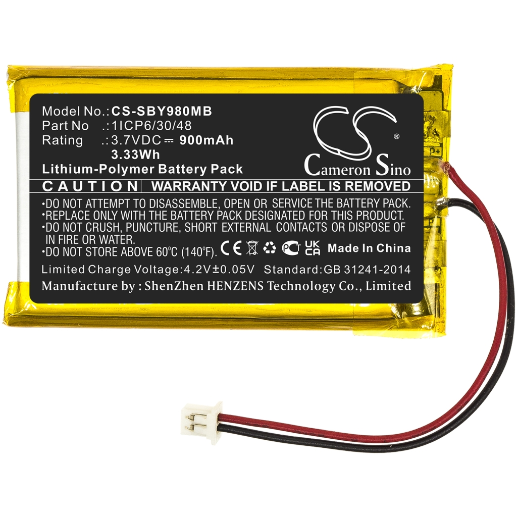 Akkumulátorok Elemek a bébiőrökhöz CS-SBY980MB