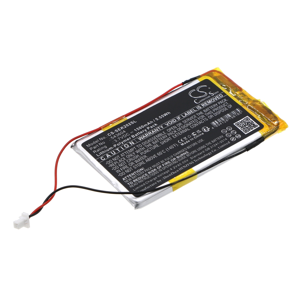 Akkumulátorok Audio device batteries CS-SEK202SL
