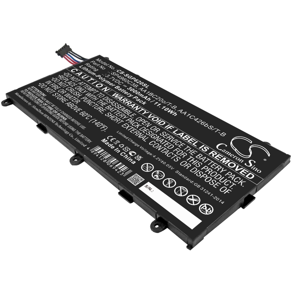 Akkumulátorok tablettákhoz Samsung SGH-T869MABTMB (CS-SGP620SL)