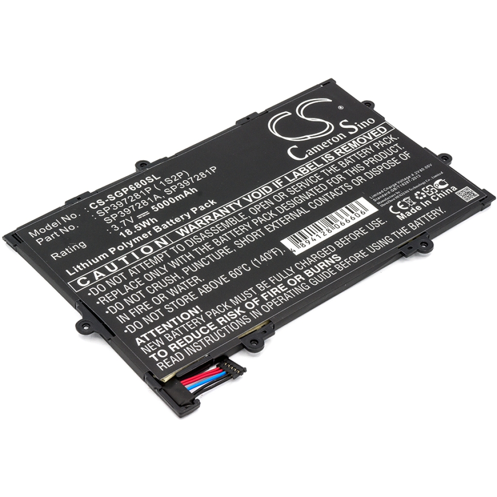 Kompatibilis akkumulátor csere Samsung SP397281A,SP397281P,SP397281P ( 1S2P)