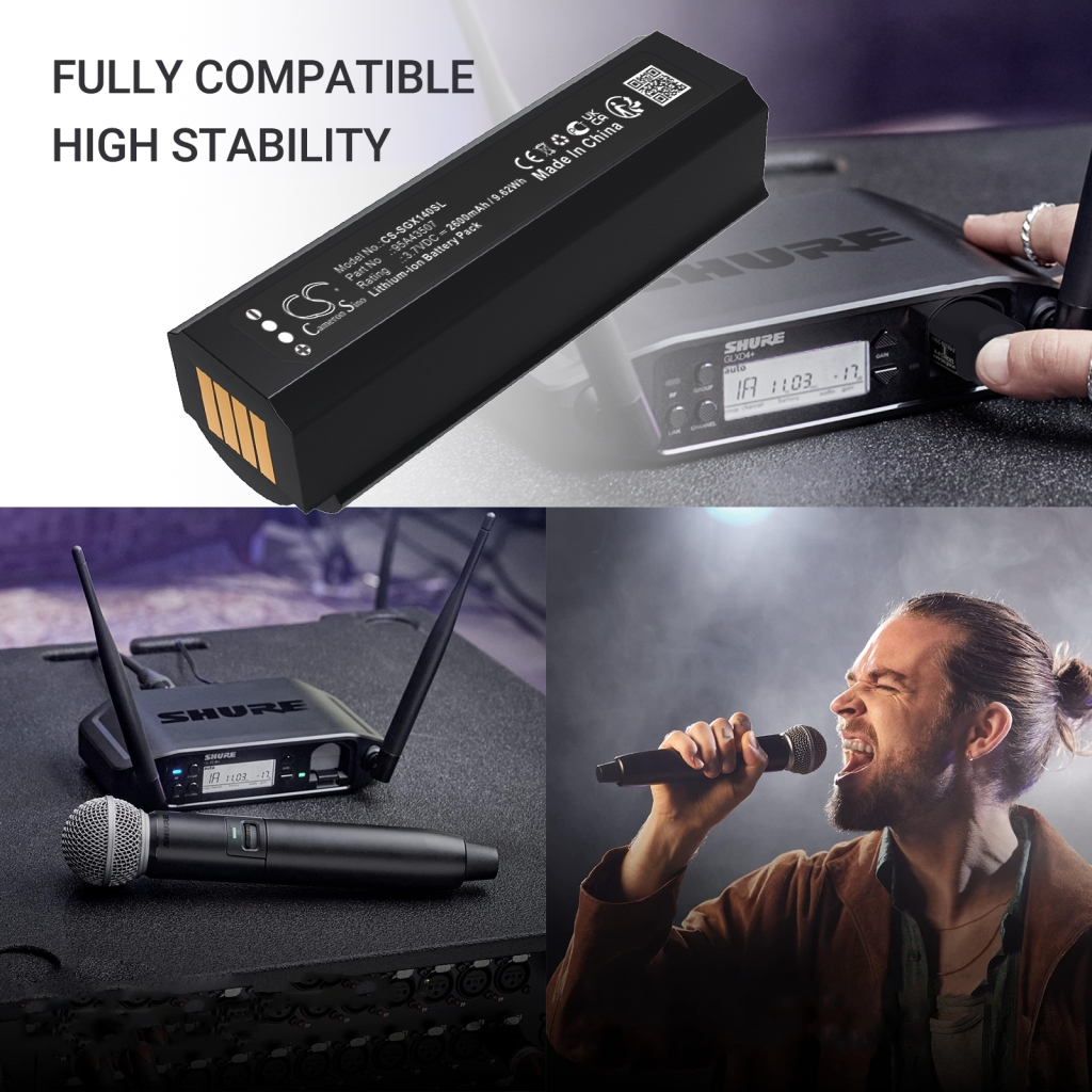 Akkumulátorok Mikrofon akkumulátor CS-SGX140SL
