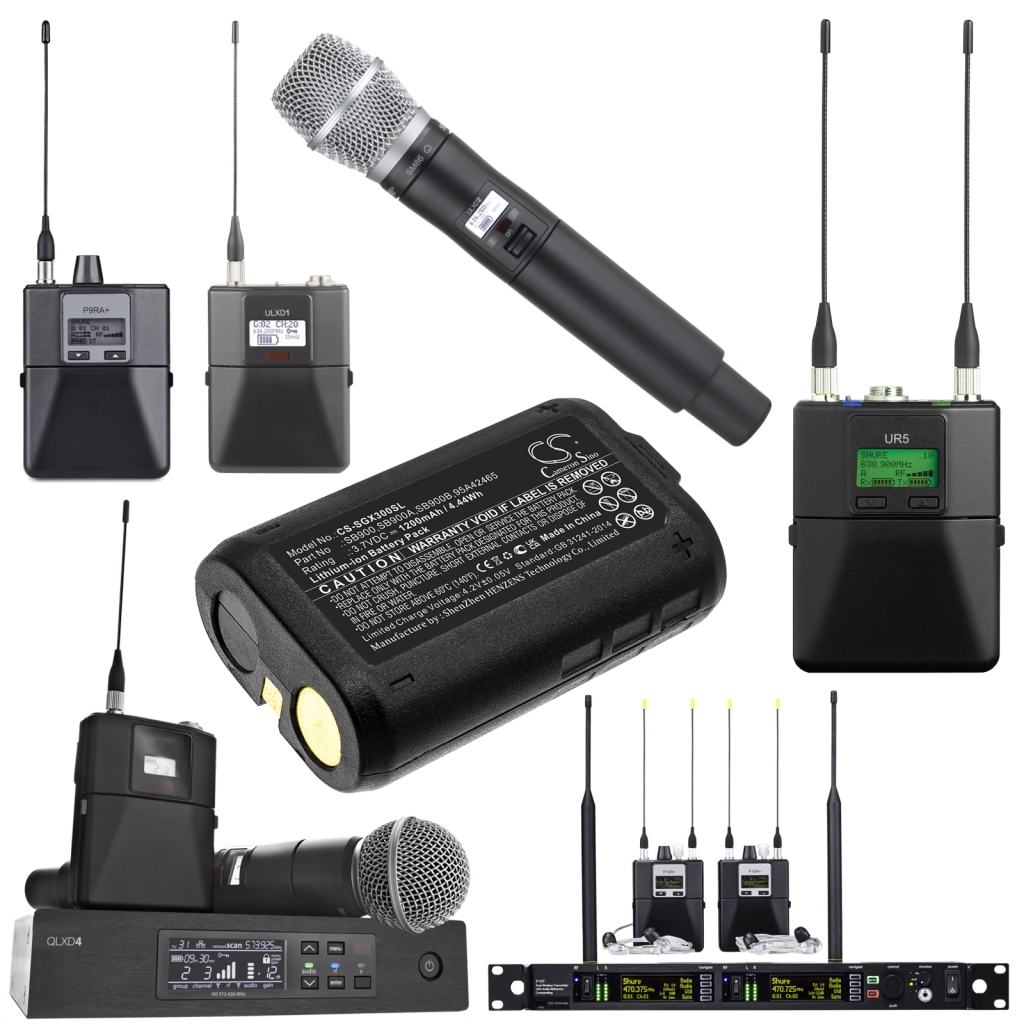 Microphone battery Shure CS-SGX300SL