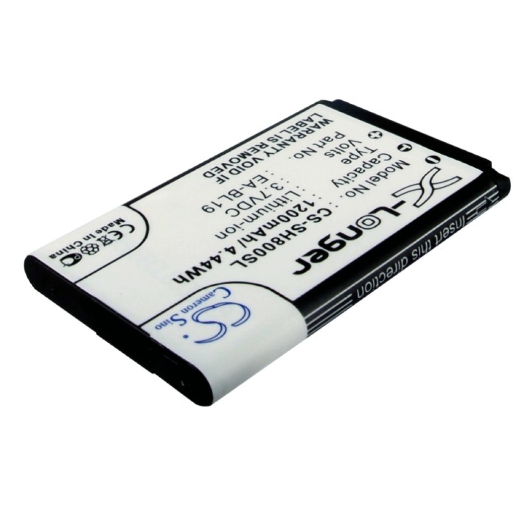 Akkumulátor kompatibilis a következőkkel Sharp CS-SH800SL