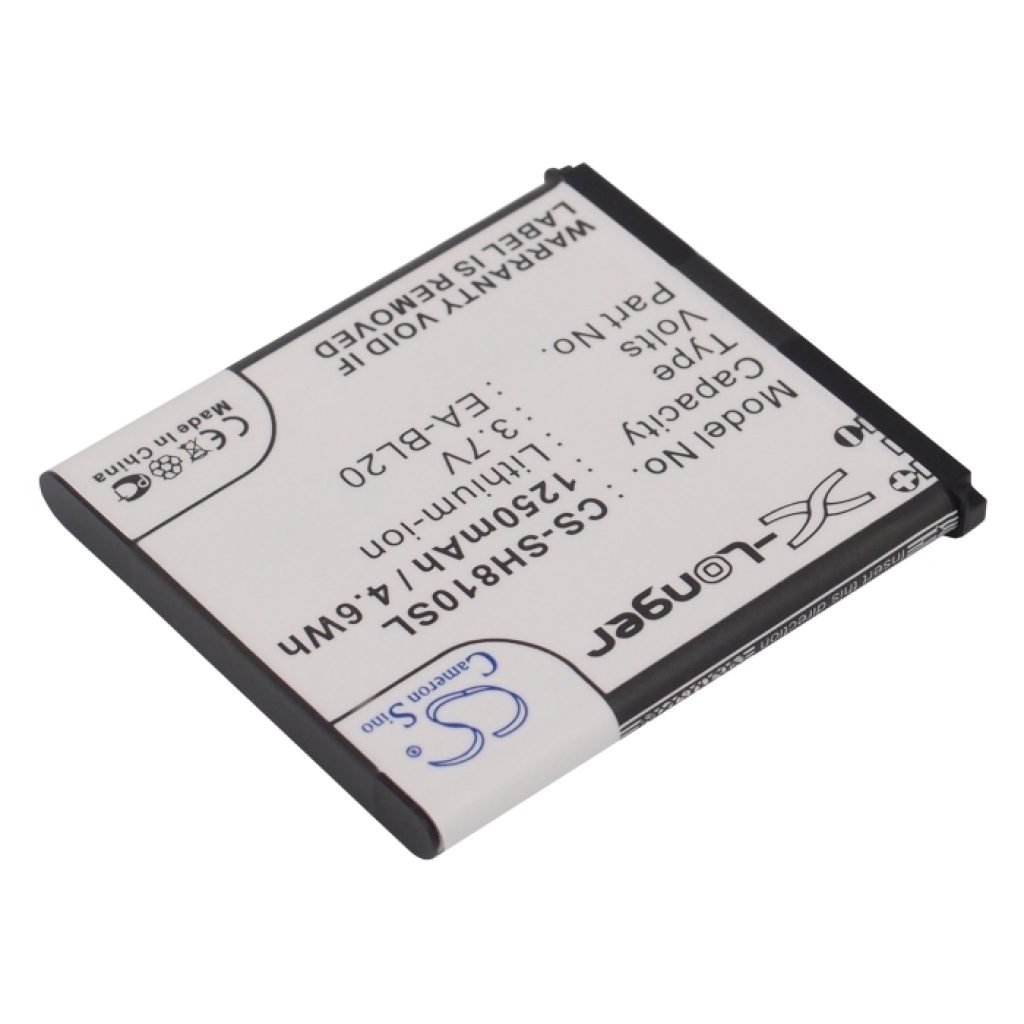 Akkumulátor kompatibilis a következőkkel Sharp CS-SH810SL
