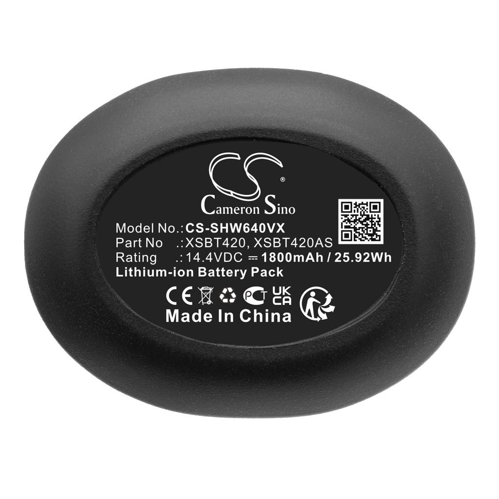 Kompatibilis akkumulátor csere Shark XSBT420,XSBT420AS,XSBT420UK