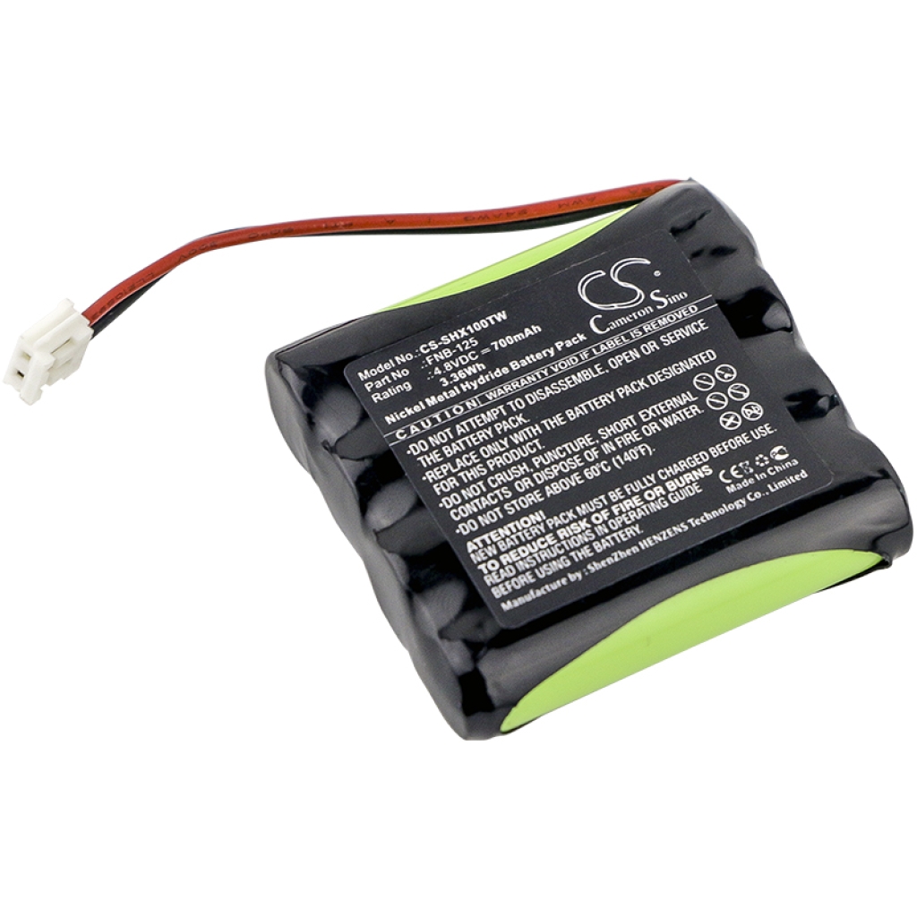 Kompatibilis akkumulátor csere Standard Horizon FNB-125