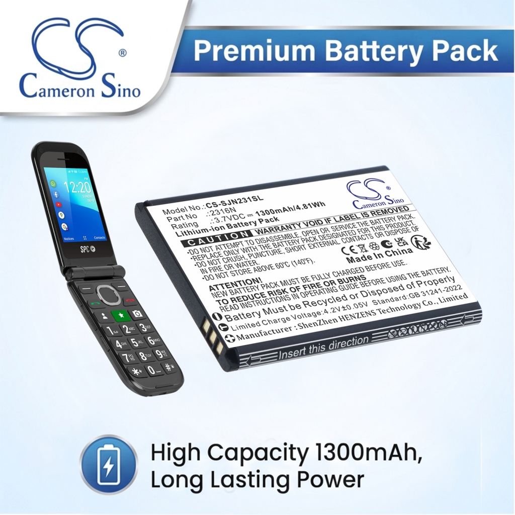 Battery for SPC Jasper 2 4G