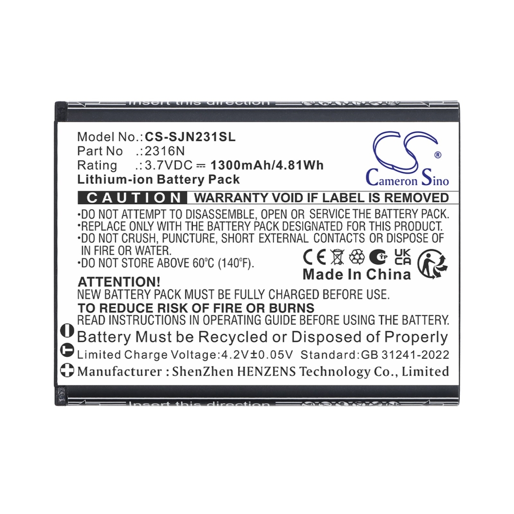 Battery for SPC Jasper 2 4G