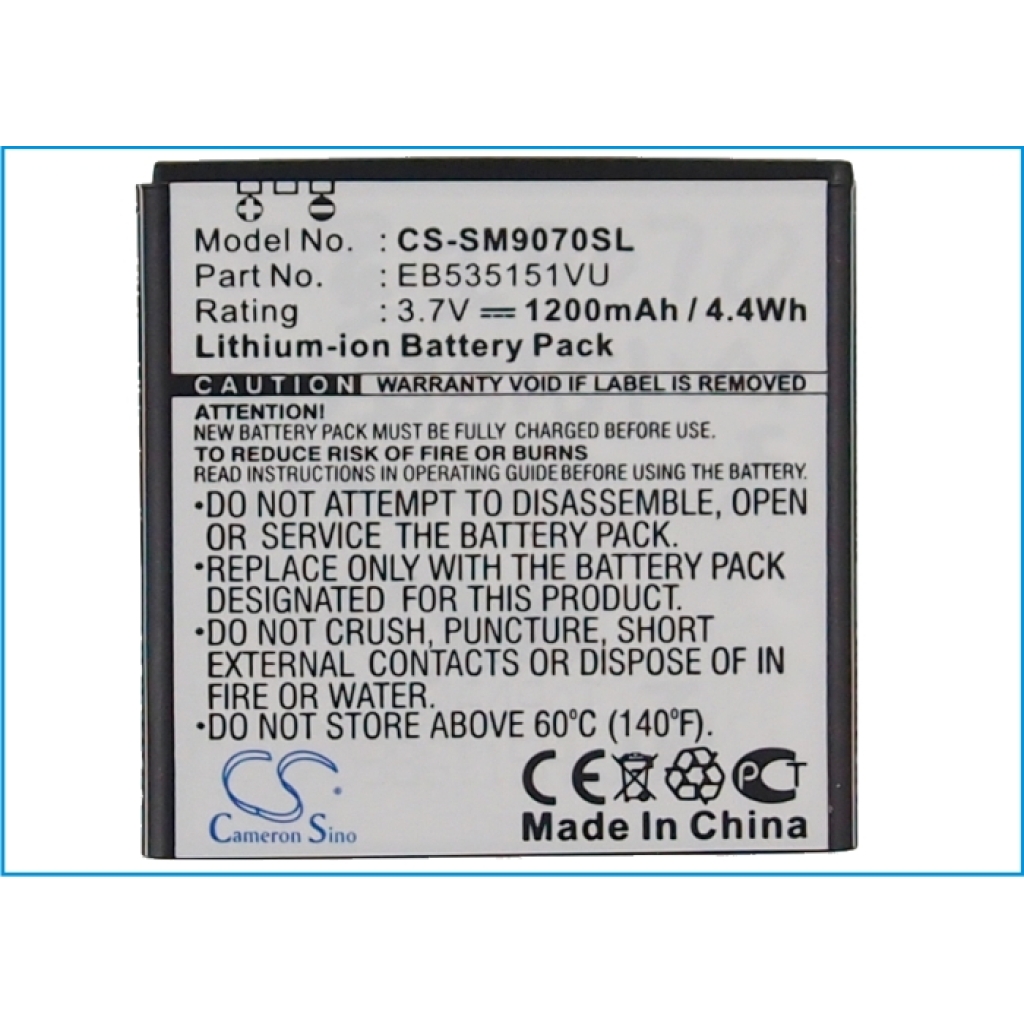 Mobiltelefon akkumulátorok Samsung GT-i9070P