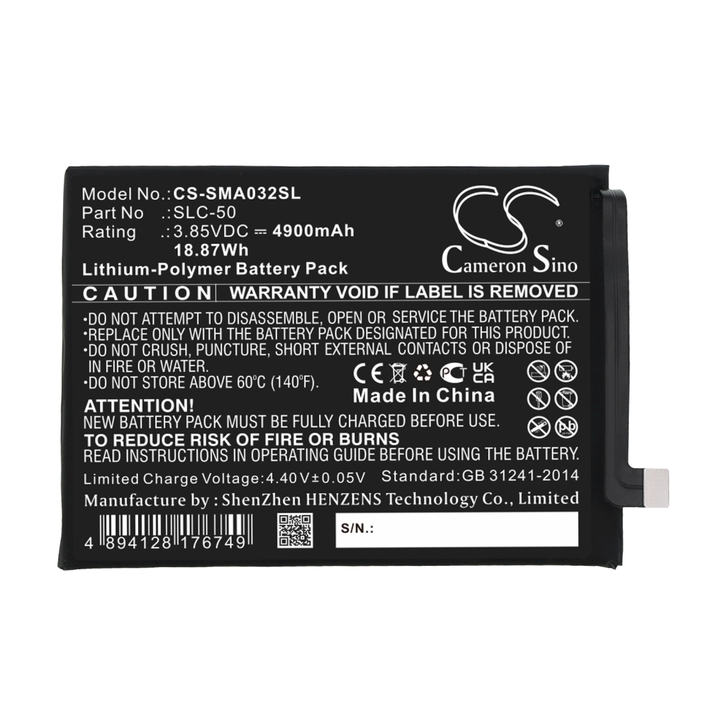 Mobiltelefon akkumulátorok Samsung SM-A032U (CS-SMA032SL)
