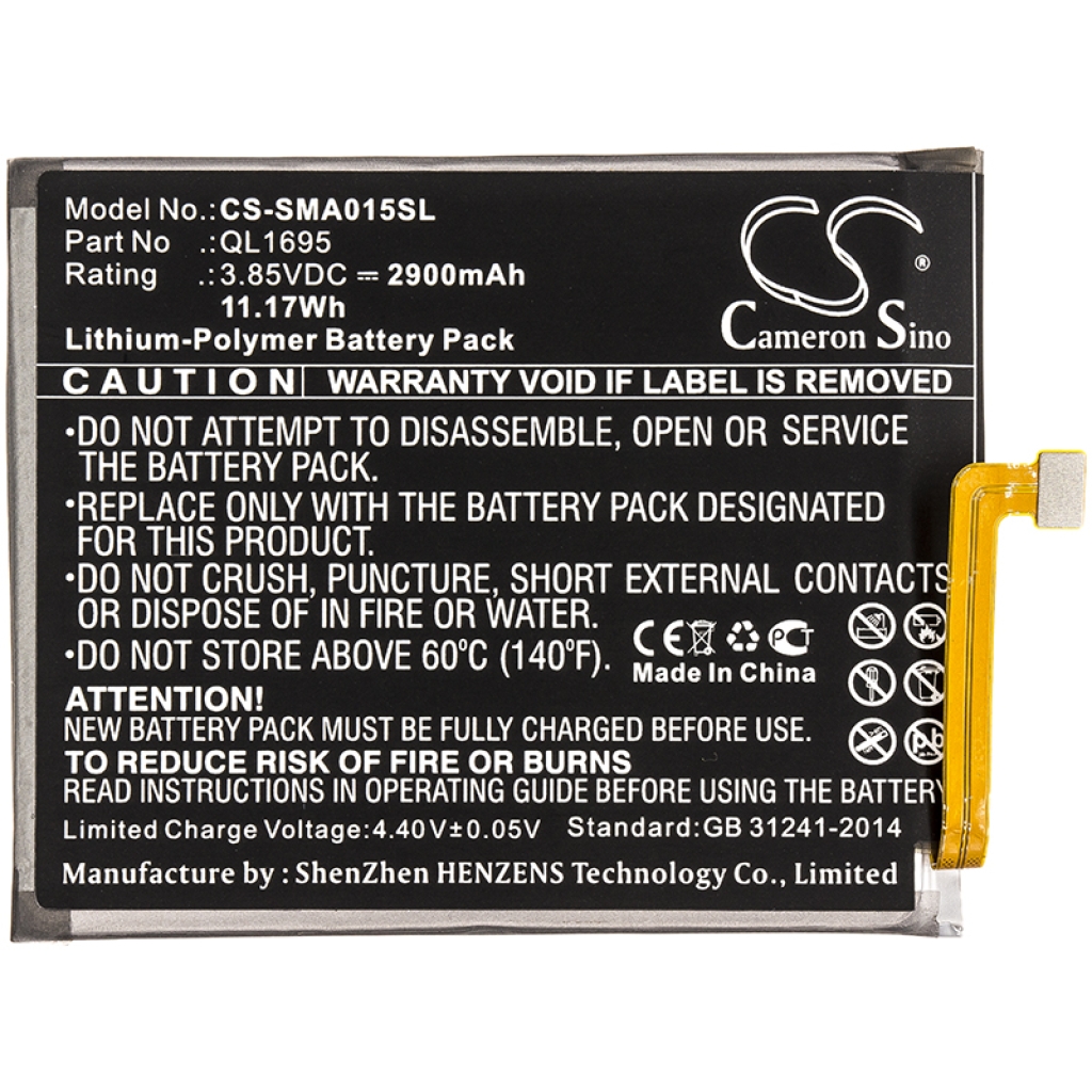 Kompatibilis akkumulátor csere Samsung QL1695