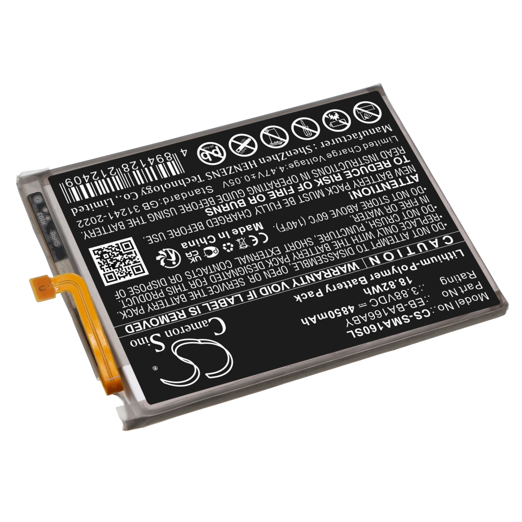 Kompatibilis akkumulátor csere Samsung EB-BA166ABY