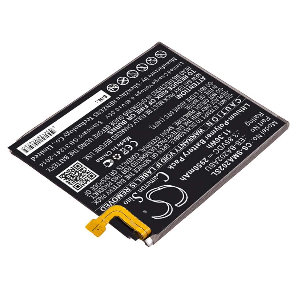 Mobiltelefon akkumulátorok Samsung SM-A102U1 (CS-SMA202SL)