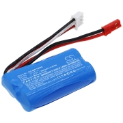 Battery compatibleWith RC hobby batteries