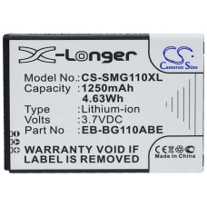 Compatible battery replacement for Samsung EB-BG110ABE