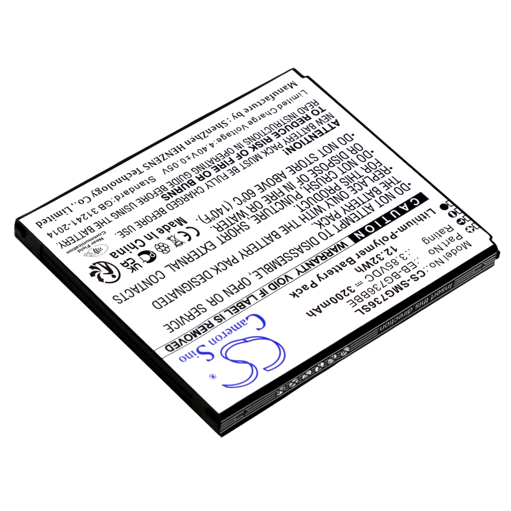 Mobiltelefon akkumulátorok Samsung SM-G736U