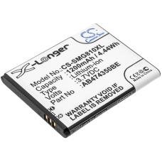Kompatibilis akkumulátor csere Samsung AB474350BA,AB474350BABSTD,AB474350BC,AB474350BE,AB474350BEC...