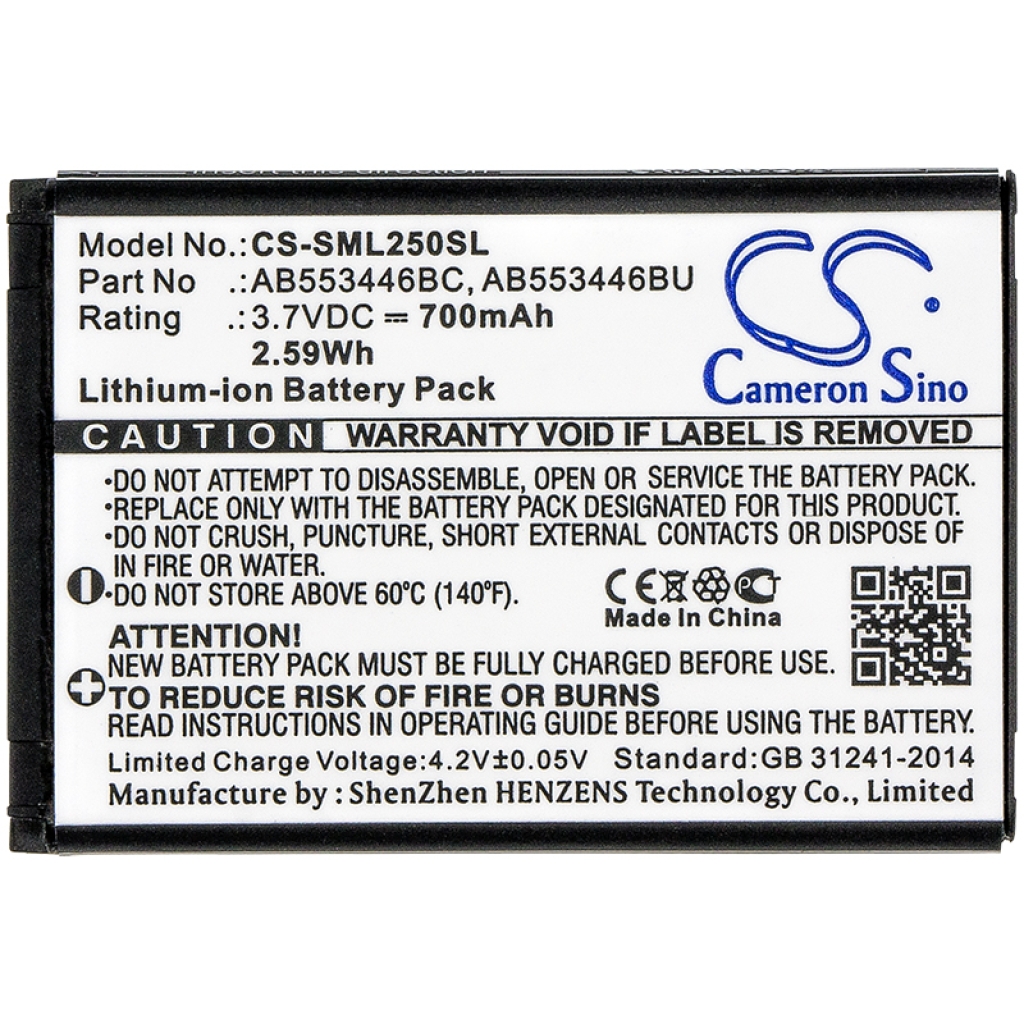 Kompatibilis akkumulátor csere Samsung AB553446BC,AB553446BU