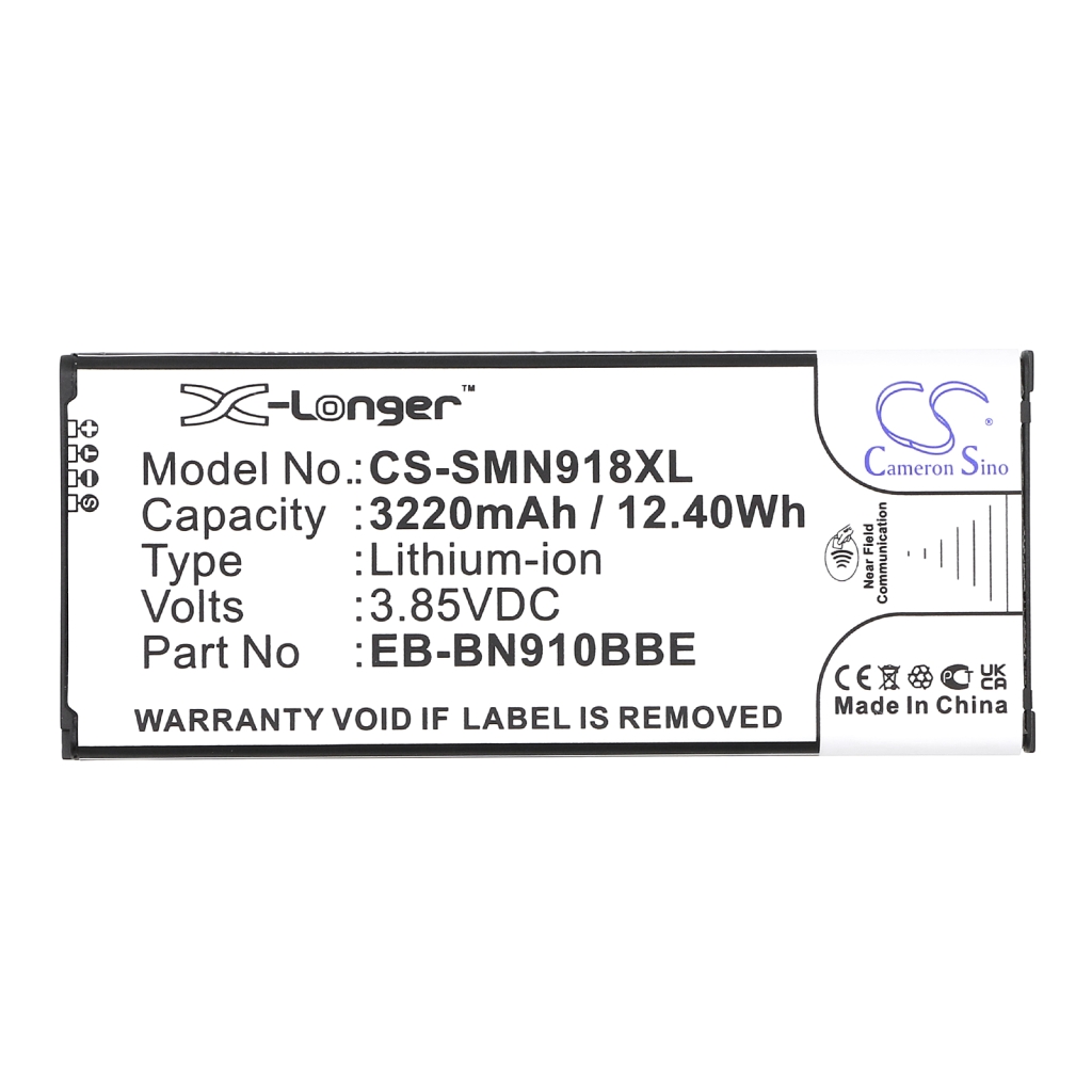 Kompatibilis akkumulátor csere Samsung EB-BN910BBE