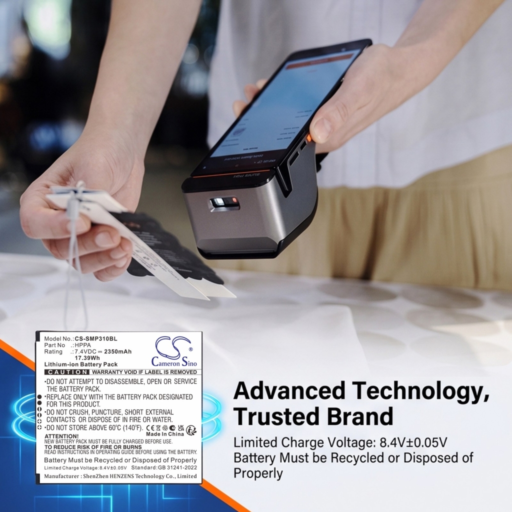 Battery for Sunmi P3H