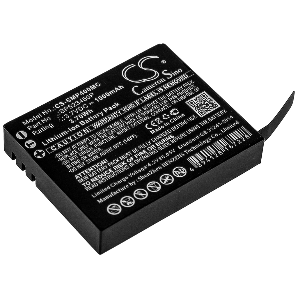 Akkumulátorok Helyettesíti a SP523450P