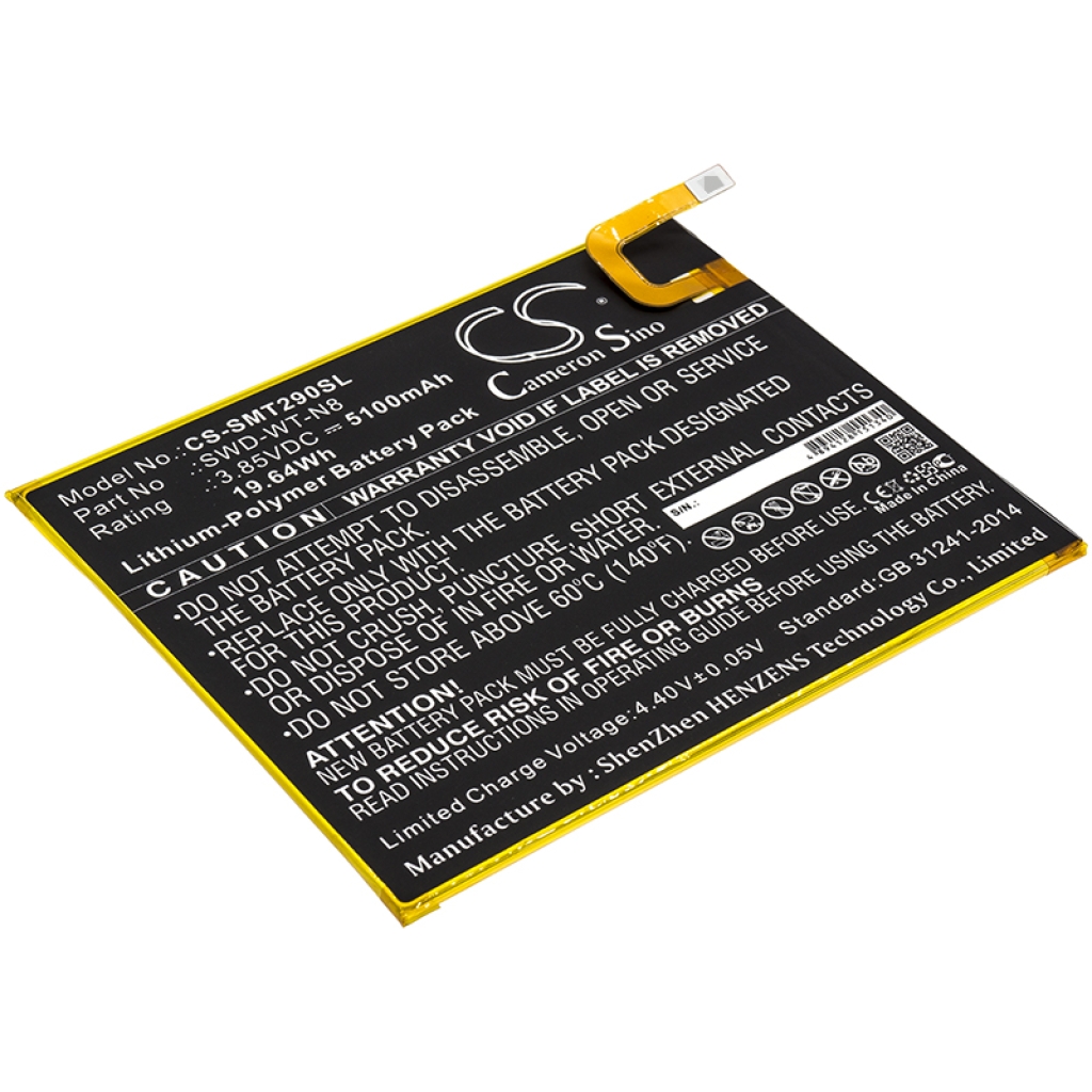 Kompatibilis akkumulátor csere Samsung SWD-WT-N8