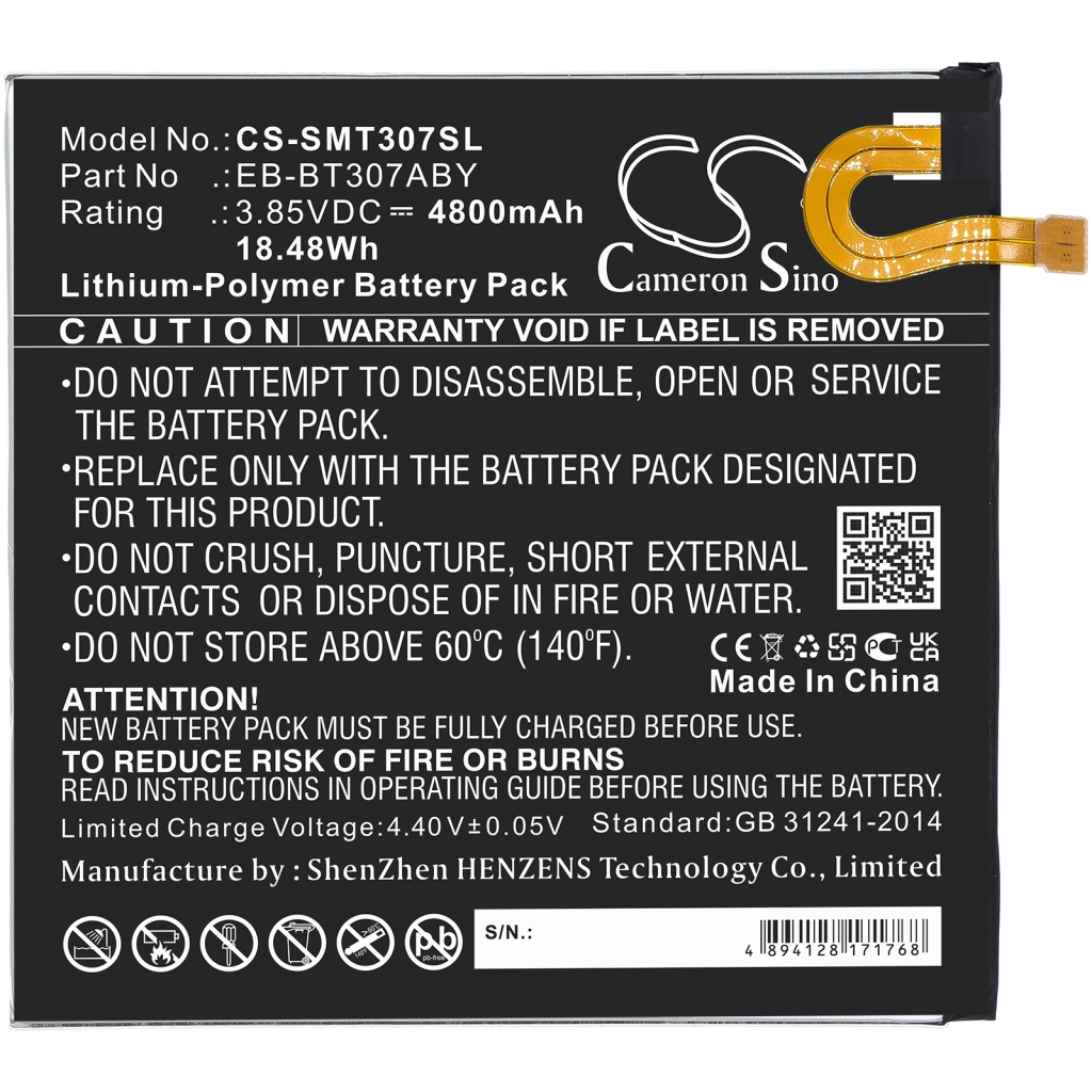 Kompatibilis akkumulátor csere Samsung EB-BT307ABY