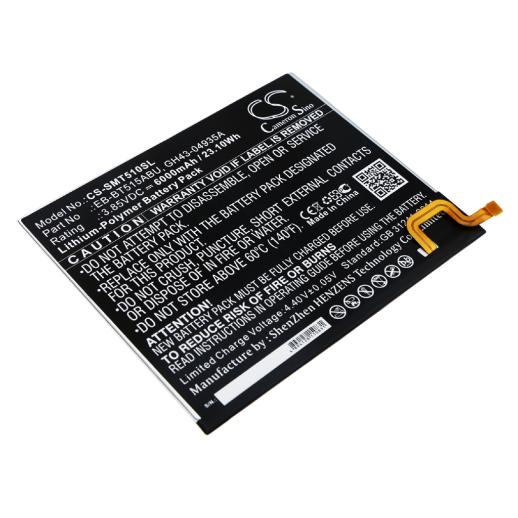 Akkumulátorok tablettákhoz Samsung Galaxy Tab A 10.1 2019 (CS-SMT510SL)