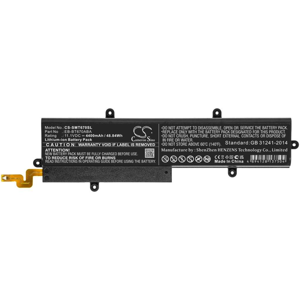 Akkumulátorok tablettákhoz Samsung SM-T670 (CS-SMT670SL)