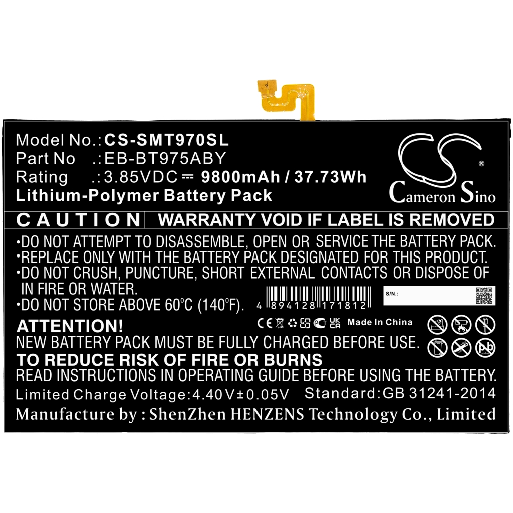 Kompatibilis akkumulátor csere Samsung EB-BT975ABY