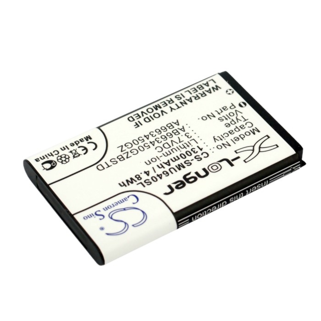 Kompatibilis akkumulátor csere Samsung AB663450BZ,AB663450GZ,AB663450GZBSTD