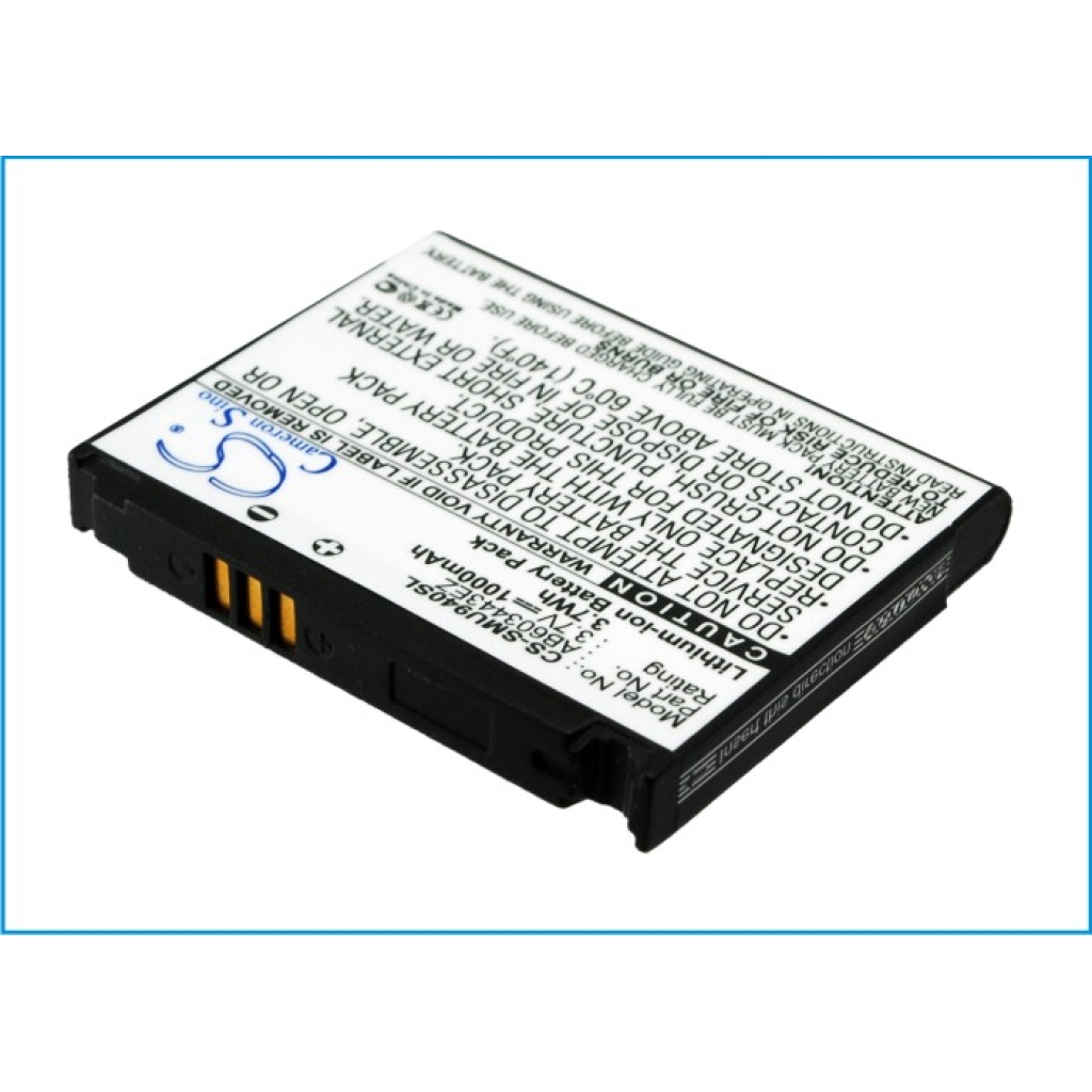 Kompatibilis akkumulátor csere Verizon AB603443EZ,SAMU940BATS