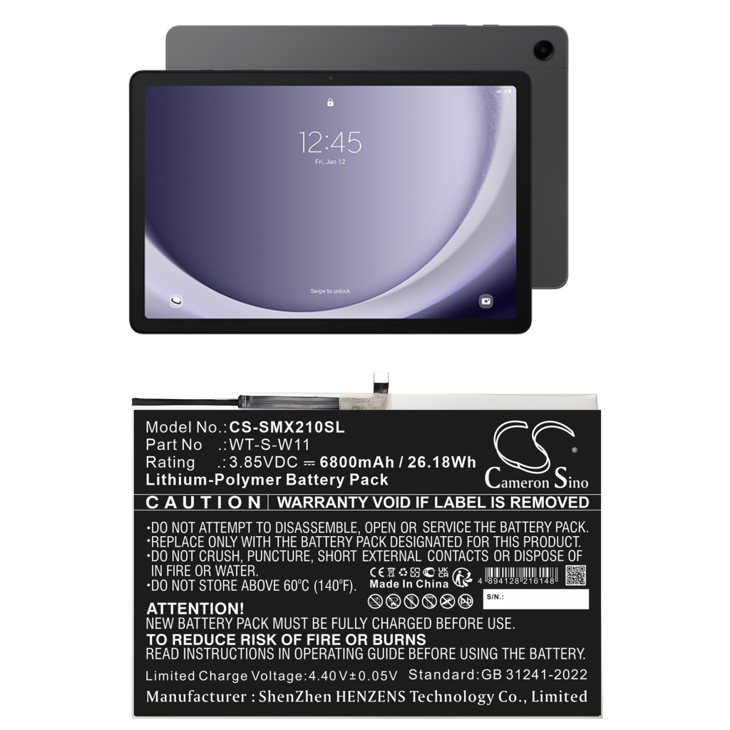 Akkumulátorok tablettákhoz Samsung CS-SMX210SL
