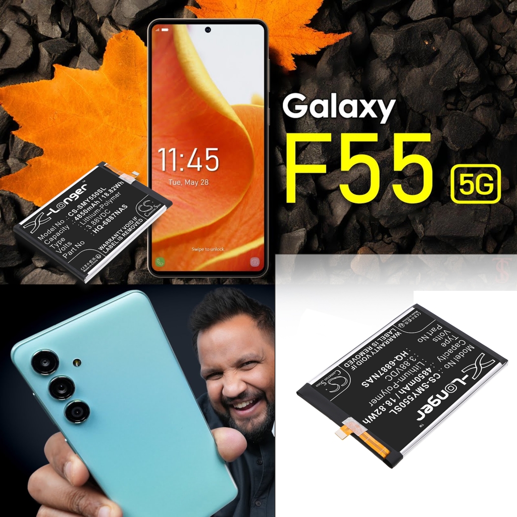 Mobiltelefon akkumulátorok Samsung CS-SMY550SL