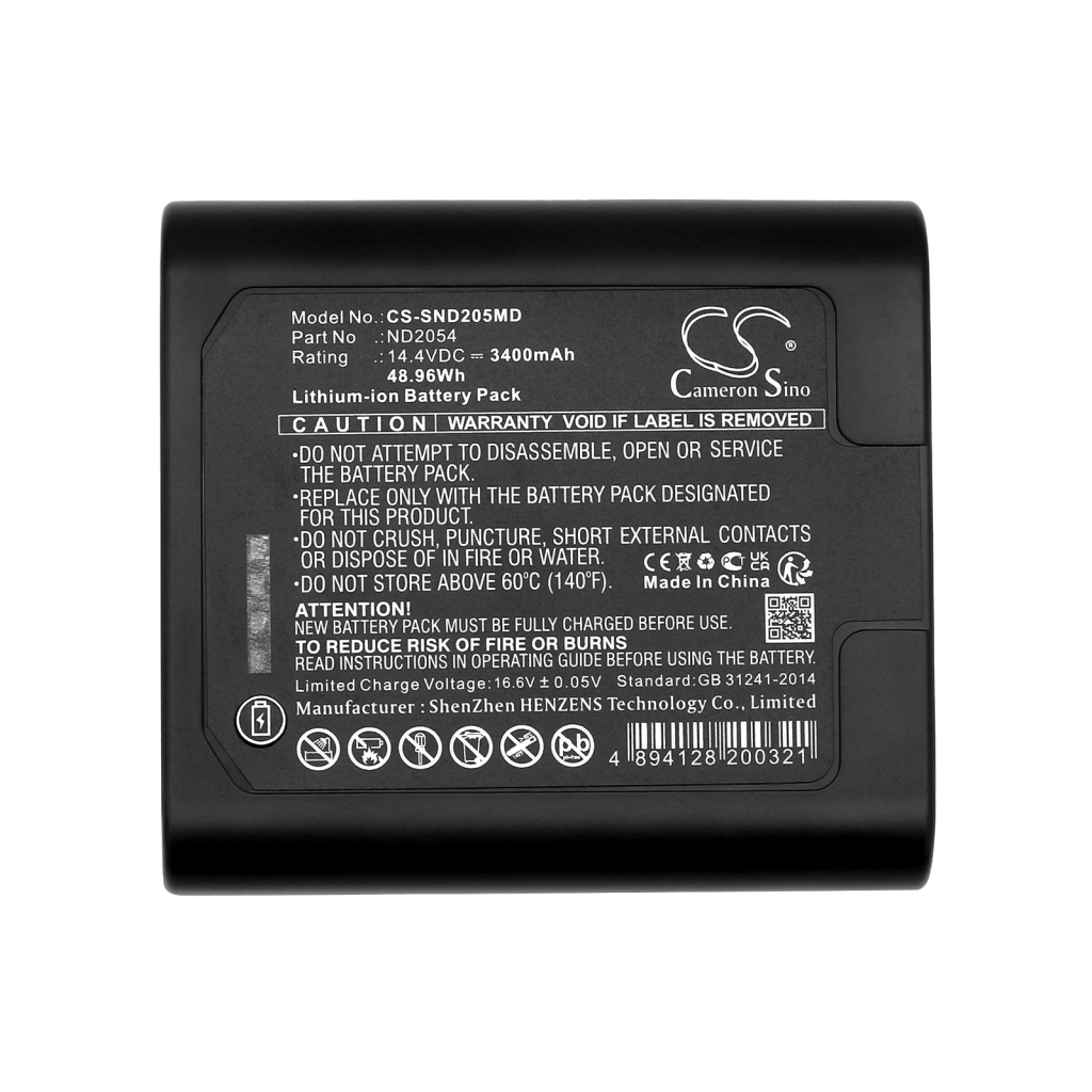 Akkumulátorok orvostechnikai eszközökhöz Sciaps Z-500 (CS-SND205MD)