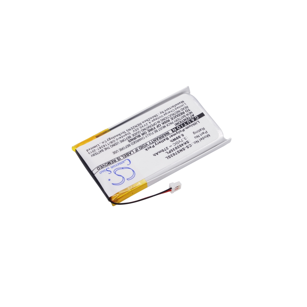 Akkumulátor kompatibilis a következőkkel Sony CS-SNS703SL