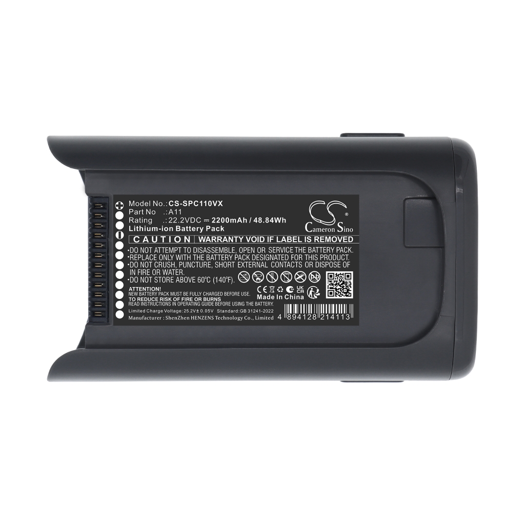 Akkumulátor kompatibilis a következőkkel Supro CS-SPC110VX