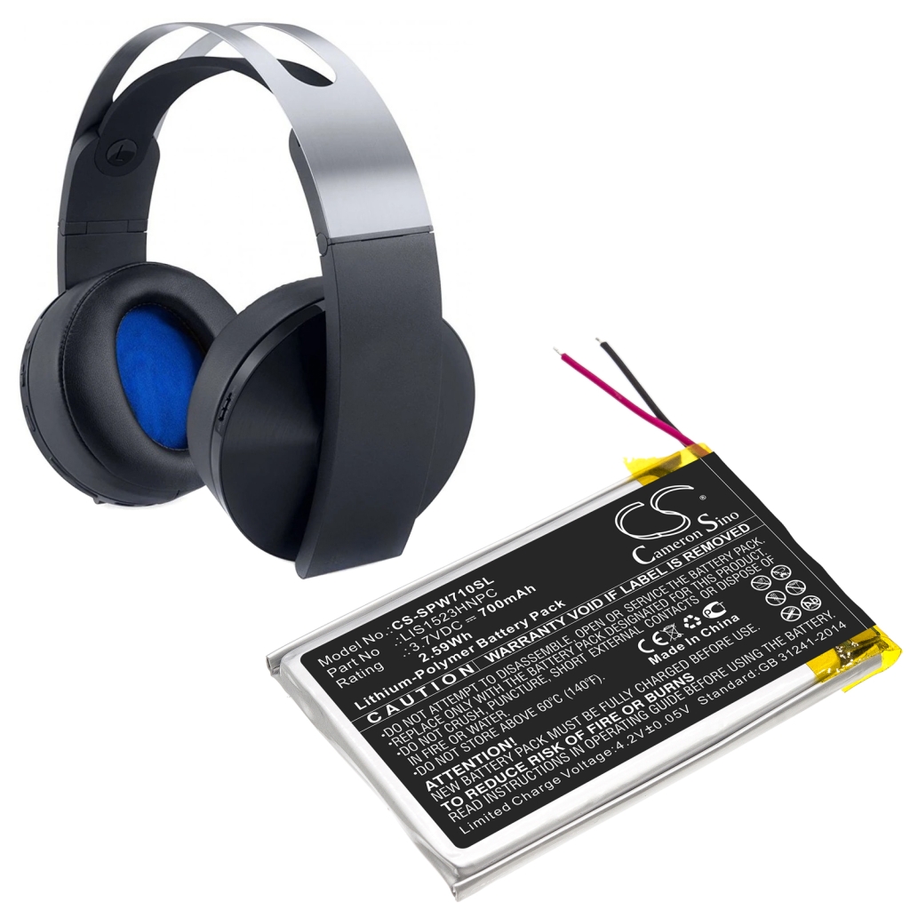 Akkumulátorok vezeték nélküli fejhallgatókhoz és headsetekhez Sony CS-SPW710SL