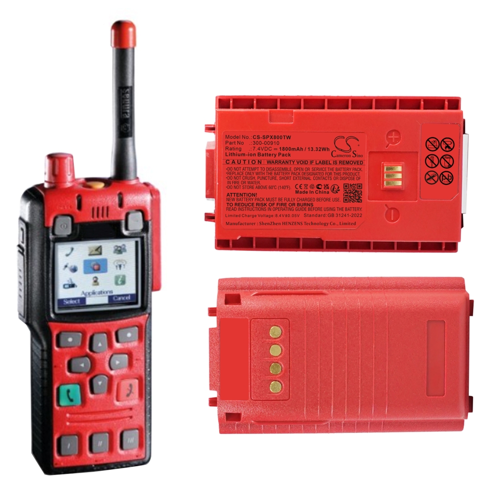 Two-Way Radio Battery Sepura CS-SPX800TW