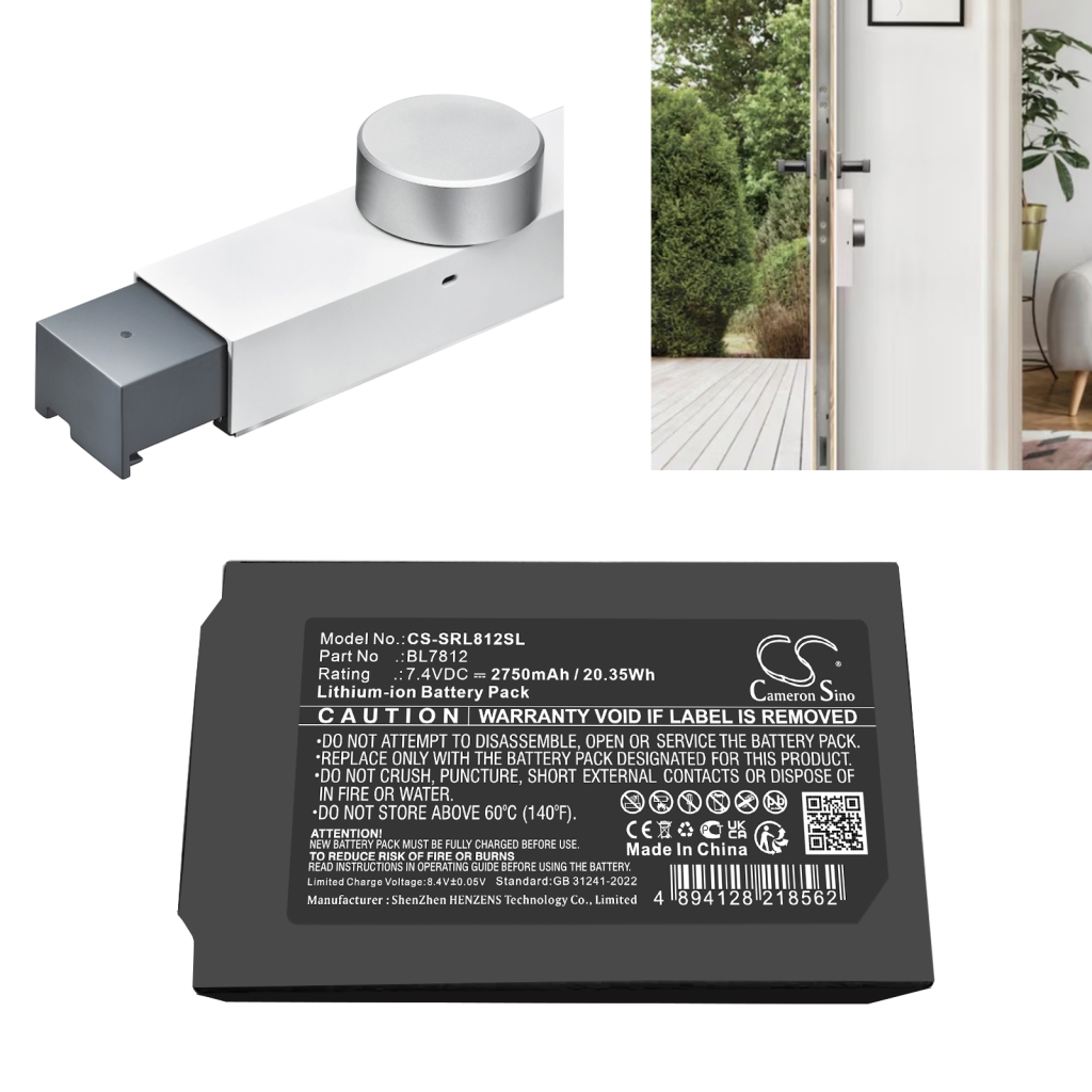 Akkumulátorok Akkumulátorok otthoni biztonsághoz CS-SRL812SL