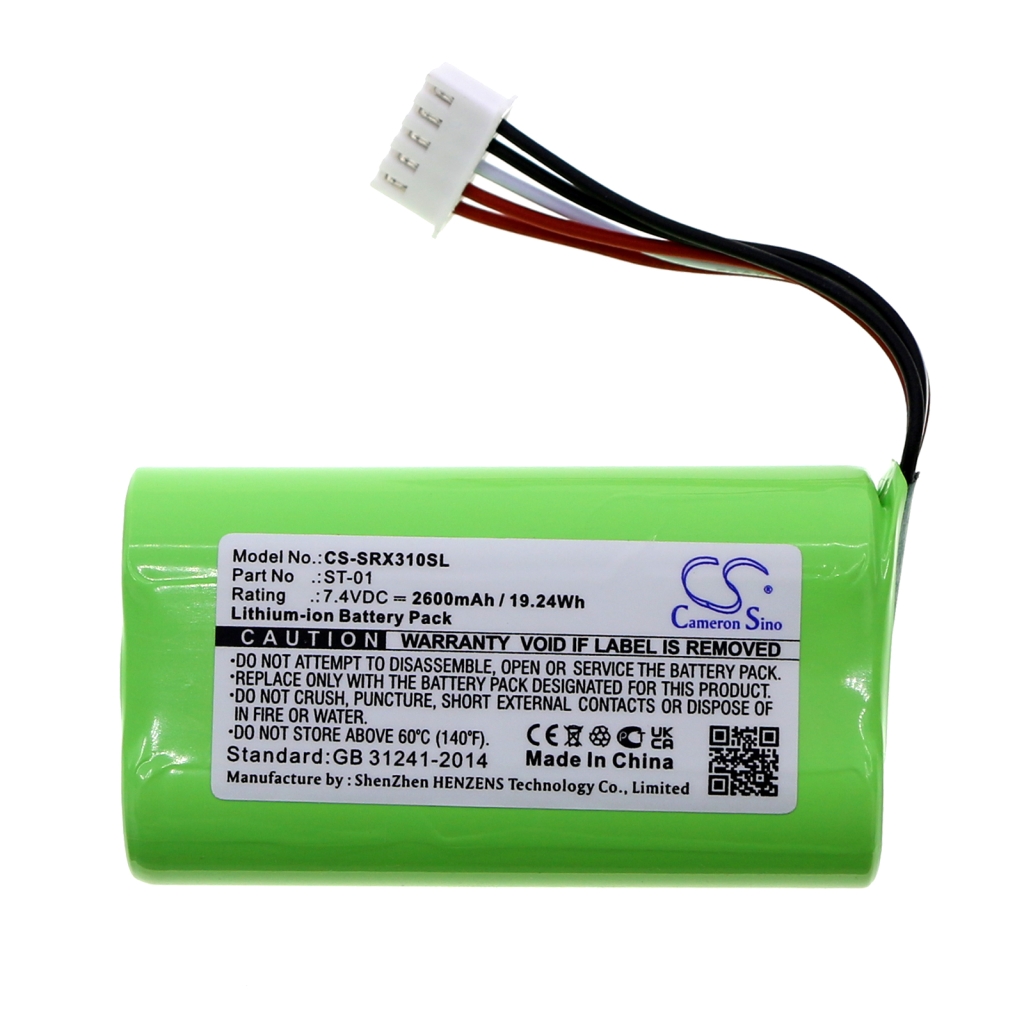 Akkumulátorok Akkumulátorok a hangszórókhoz CS-SRX310SL