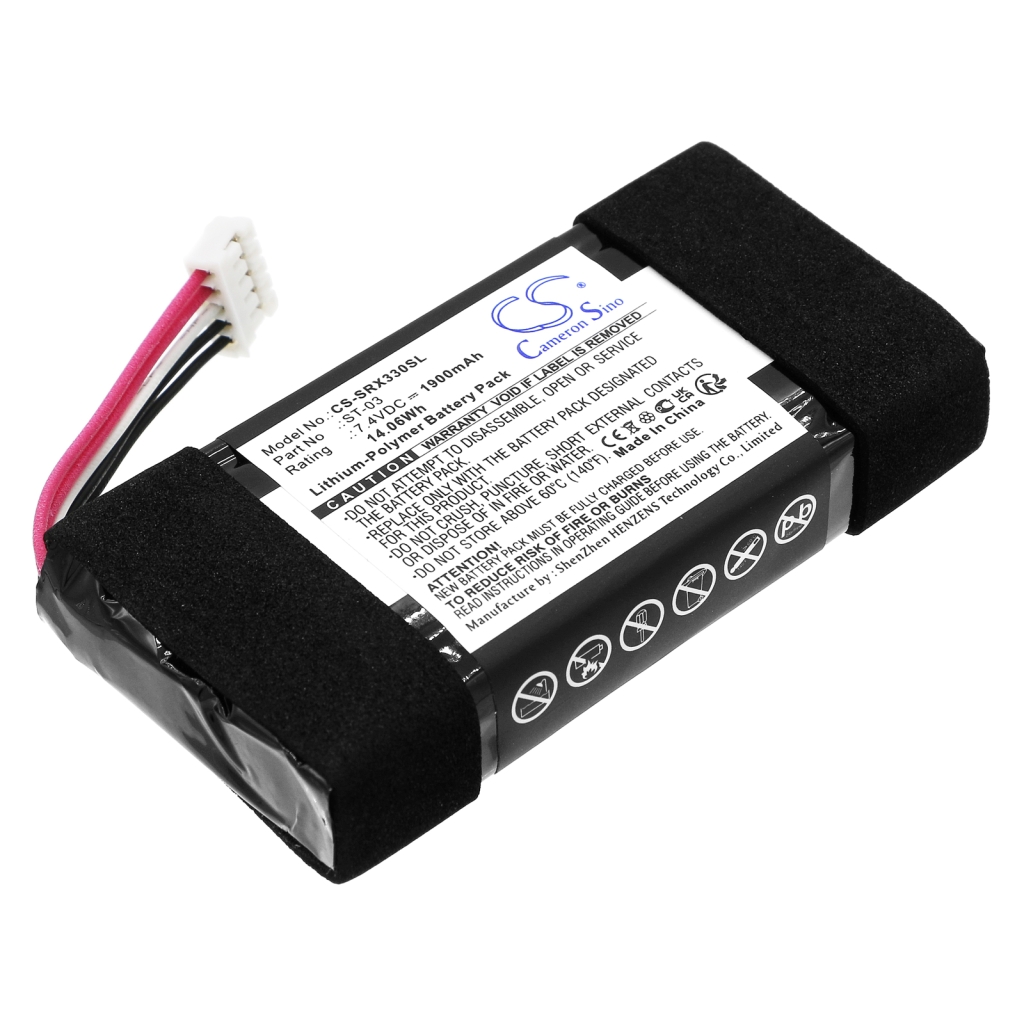 Akkumulátorok Akkumulátorok a hangszórókhoz CS-SRX330SL