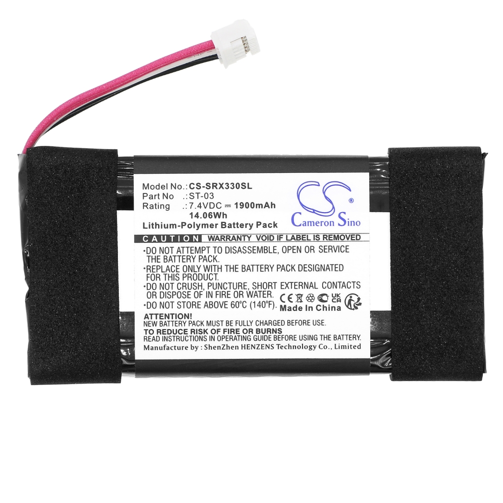 Akkumulátorok Akkumulátorok a hangszórókhoz CS-SRX330SL
