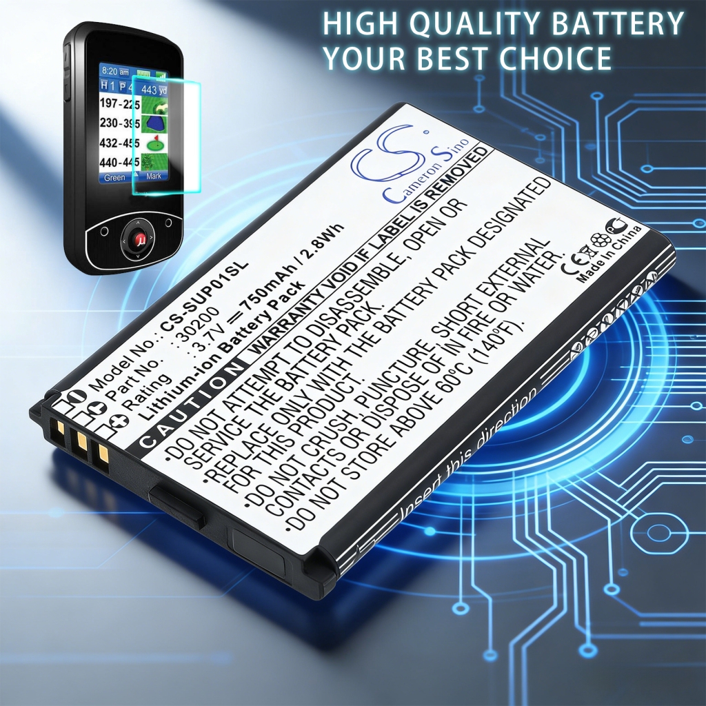 Battery compatible with GPS, Navigator Battery
