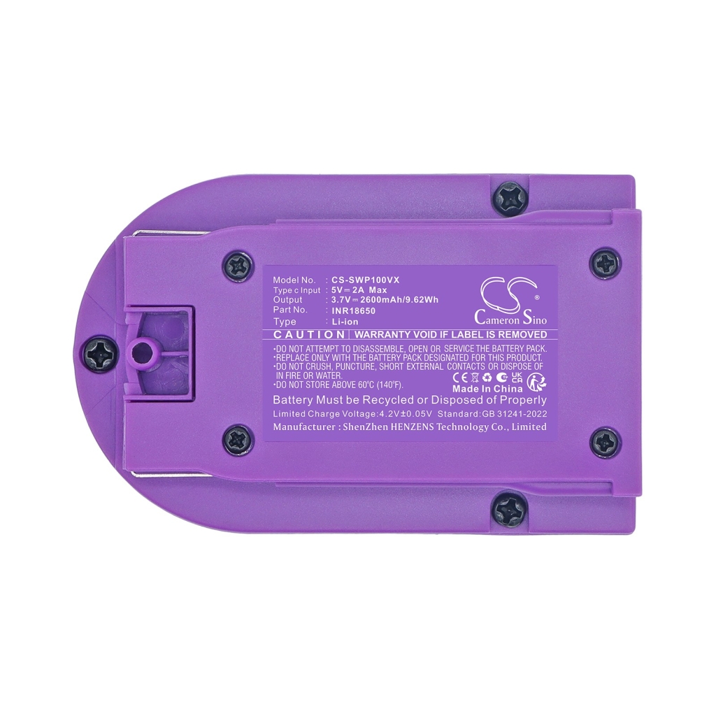 Akkumulátorok kompatibilis a következőkkel Swiffer Power Mop CS-SWP100VX