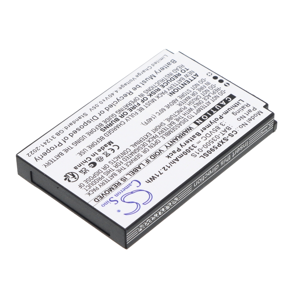 Akkumulátor kompatibilis a következőkkel Sonim CS-SXP590SL
