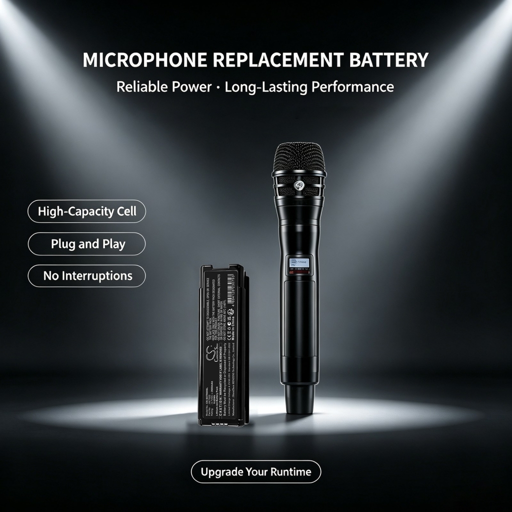 Battery compatible with Microphone battery