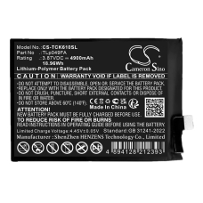 Kompatibilis akkumulátor csere TCL TLP049FA