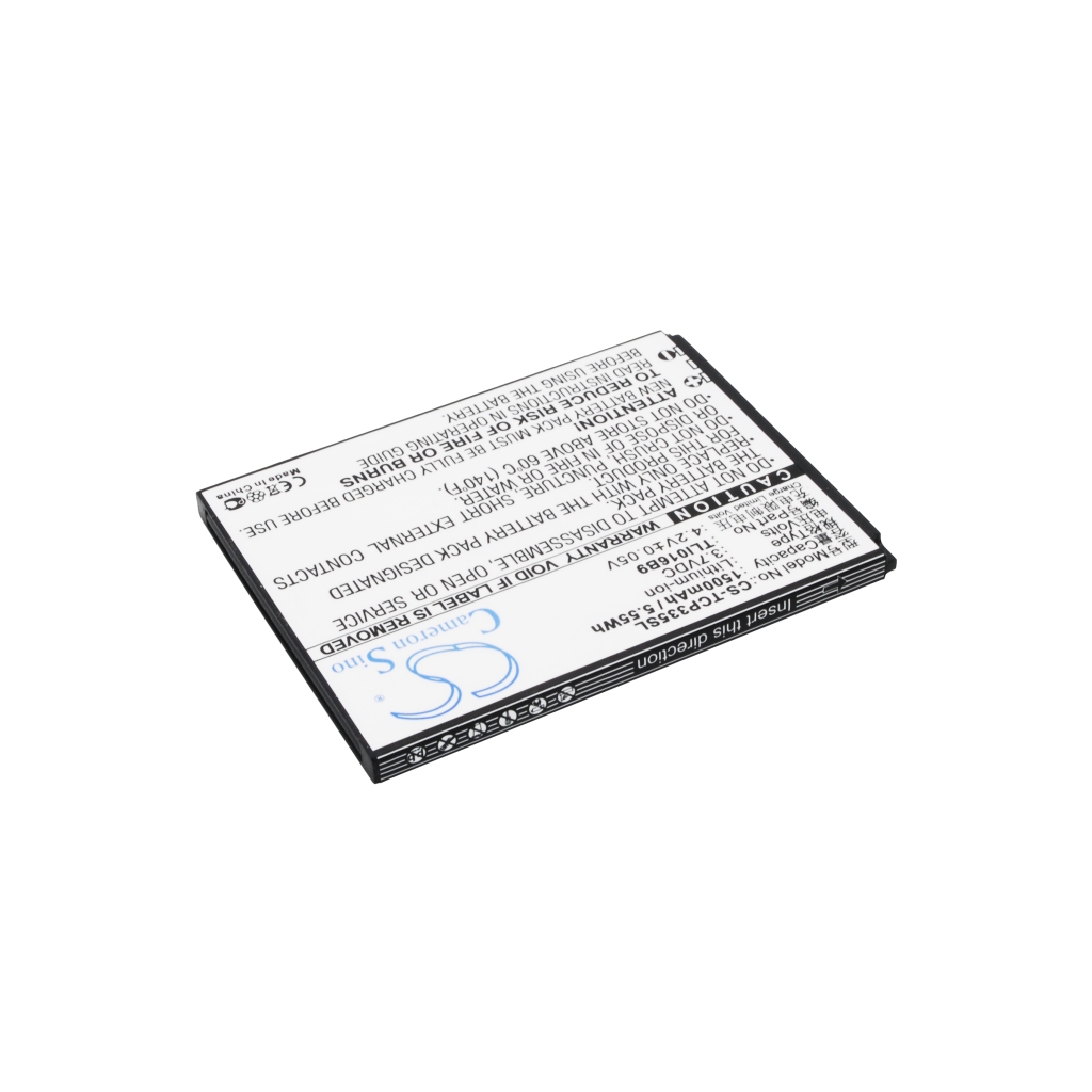 Akkumulátor kompatibilis a következőkkel TCL CS-TCP335SL